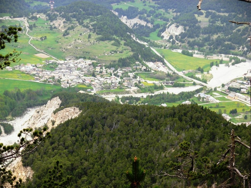 Le village vu du sentier des Français