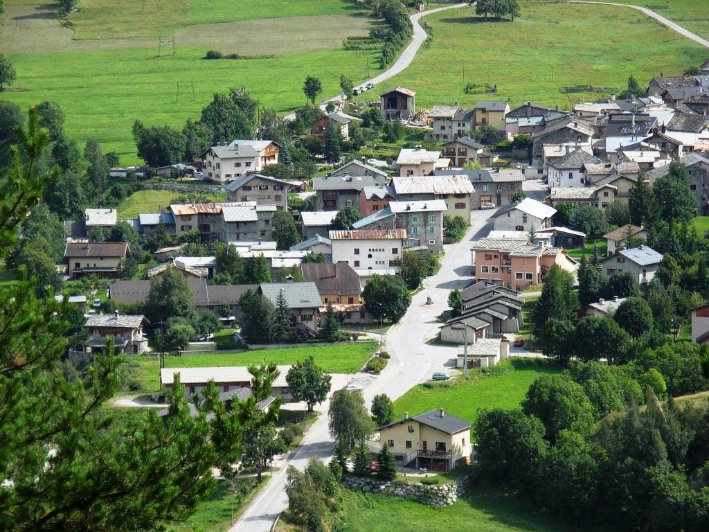 Bramans, vue depuis le sentier botanique